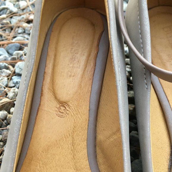 Metallic Leather Wedges - Picture 5 of 5